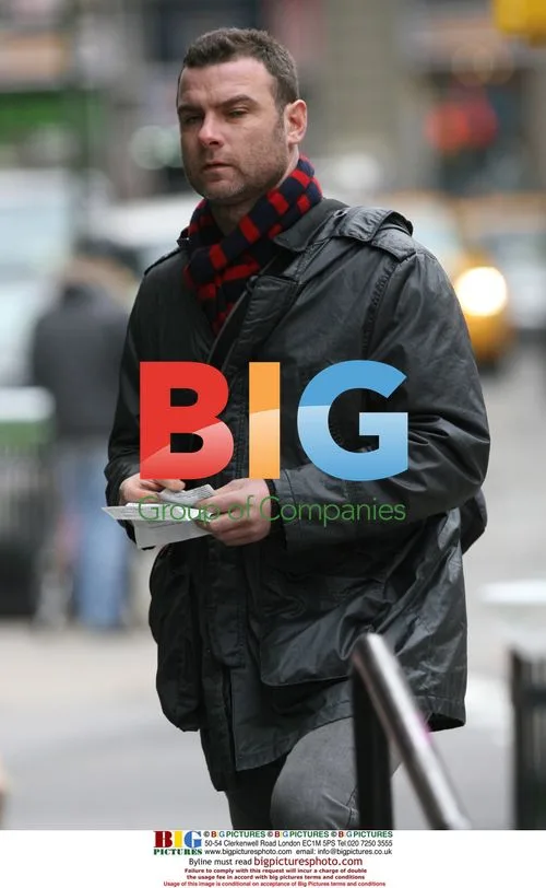 Liev Schreiber Spotted in Soho