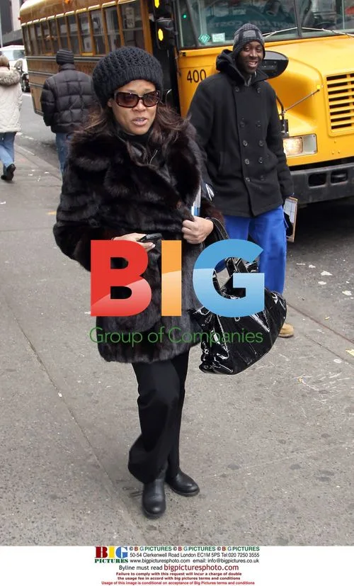 Robin Givens Leaving Gym in NYC