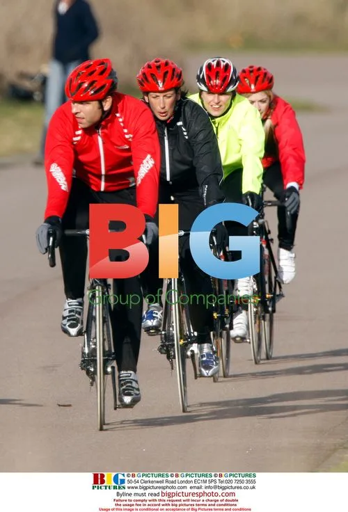 Davina McCall, David Walliams and Fearne Cotton Training for Sport Relief