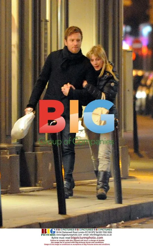 Ewan McGregor and Melanie Laurent spotted in Paris
