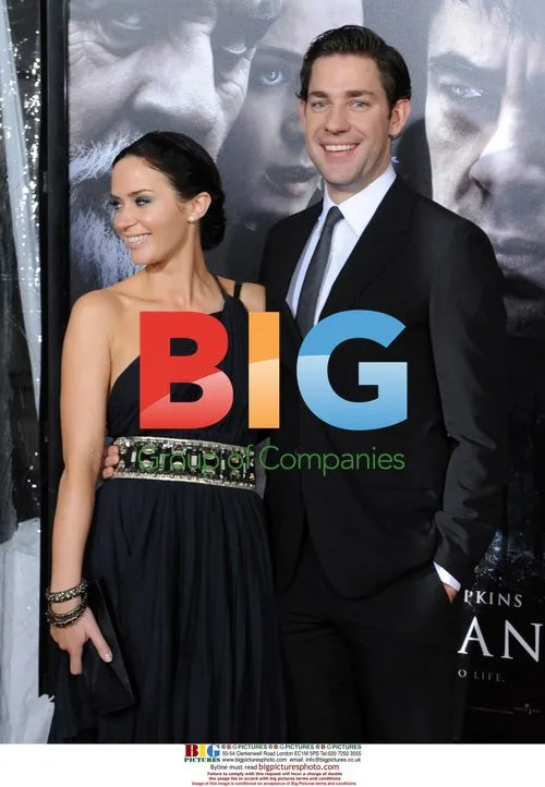 Emily Blunt and John Krasinski at "The Wolfman" Premiere