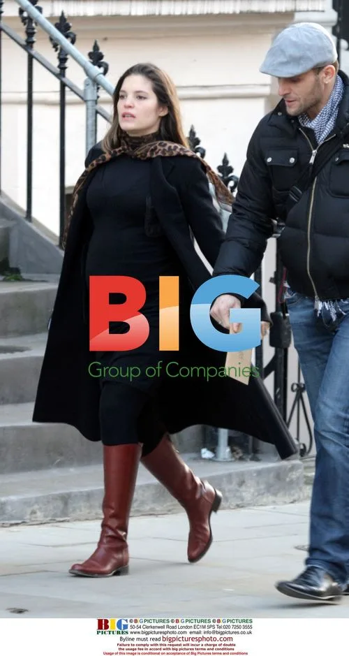 Pregnant Carly Zucker Strolls in London
