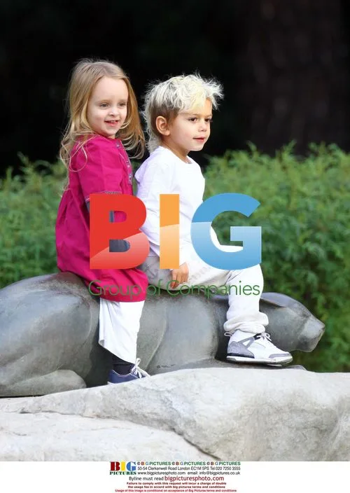 Kingston Rossdale & Ruby Maguire Play at Park