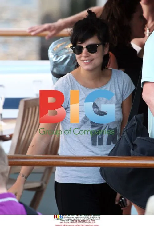 Lily Allen and Matt Belamy on Yacht