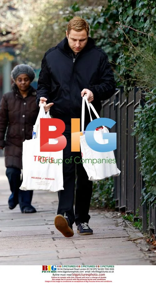David Walliams Shopping Locally in London