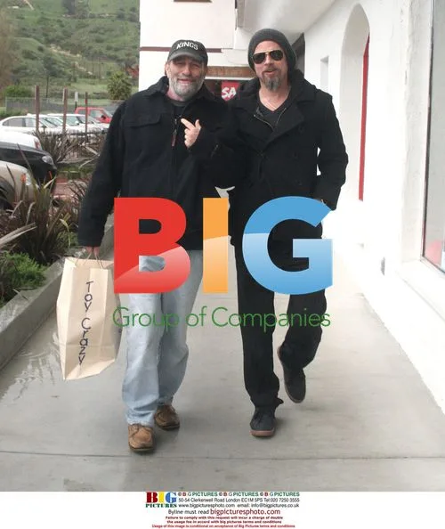 Brad Pitt Shops with Eric Roth in Malibu