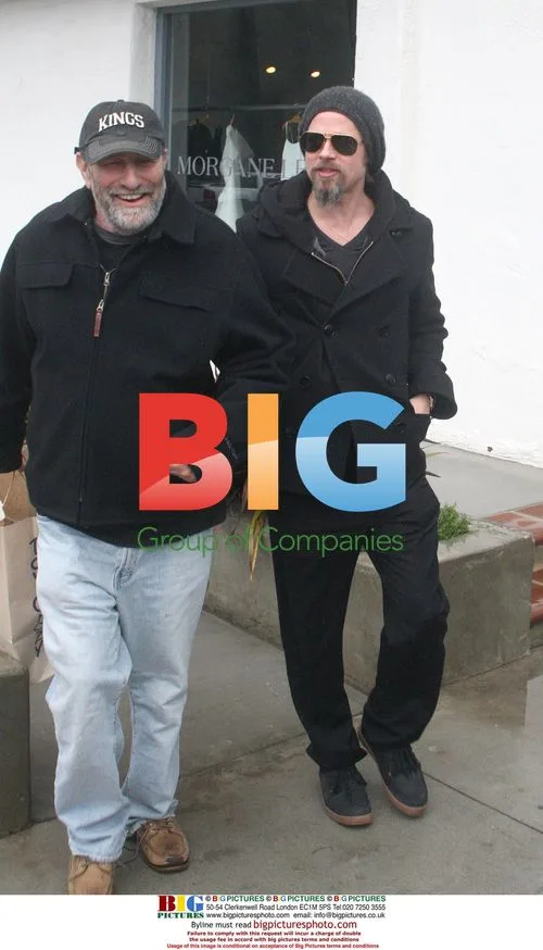 Brad Pitt Visits Toy Store with Friend
