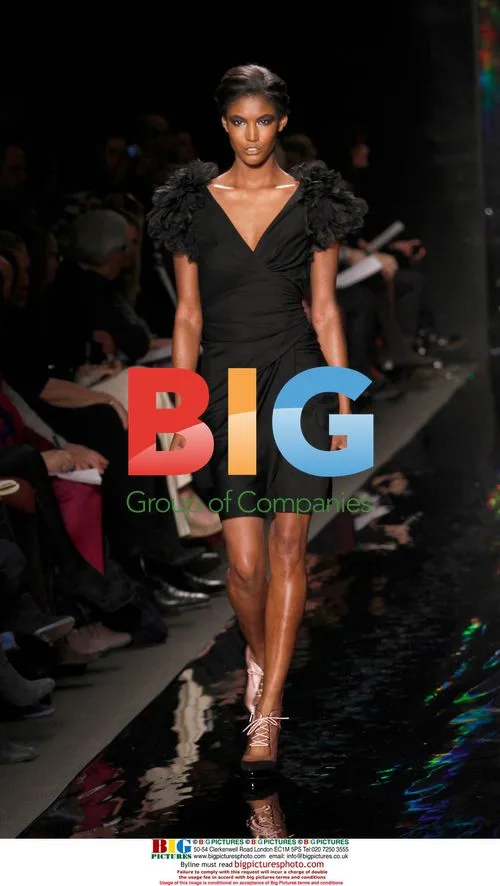 Sessilee Lopez in Diane Von Furstenberg at NYFW Fall 2010