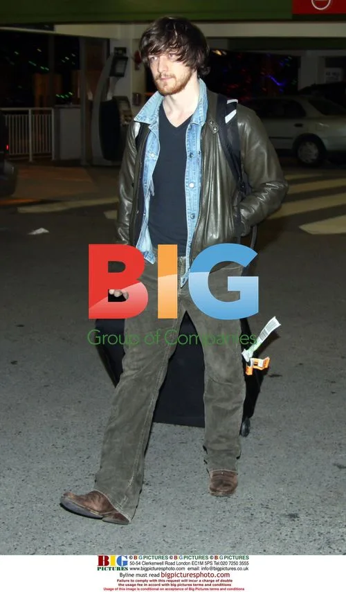 James McAvoy Arrives at Vancouver Airport