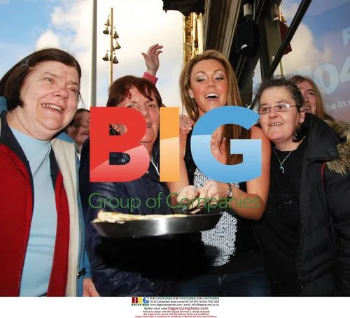 Michelle Heaton Flips Pancakes at Clerys for ISPCC