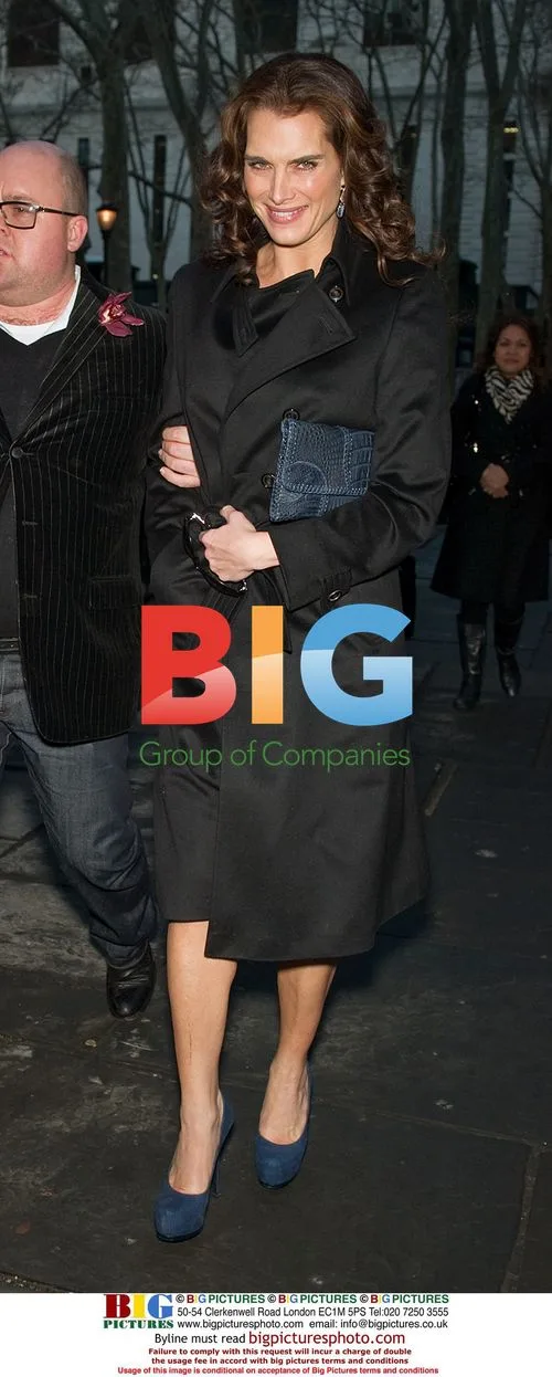 Brooke Shields at Fashion Week
