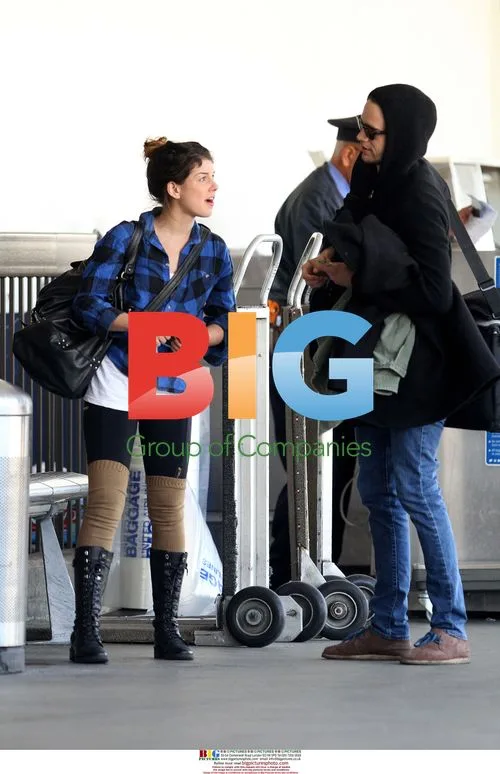 Shenae Grimes Arrives at LAX