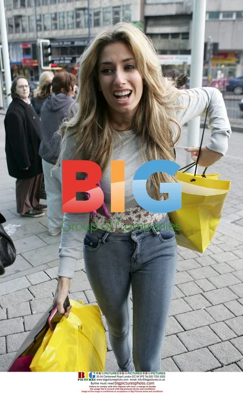 Stacey Soloman Arriving at Birmingham Hotel