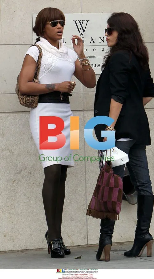 Singer Eve out with friends in Beverly Hills