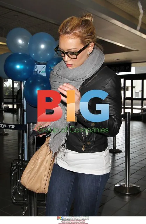 Hilary Duff at LAX