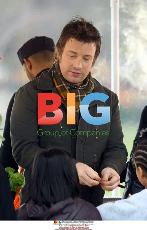 Jamie Oliver films Sainsbury's Easter ad