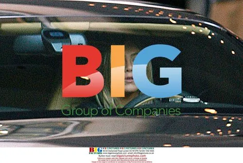 Jennifer Aniston Driving Bentley in LA