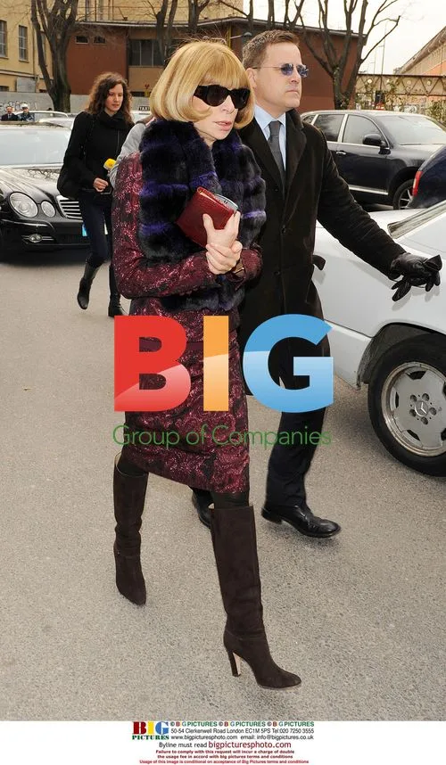 Anna Wintour in Milan