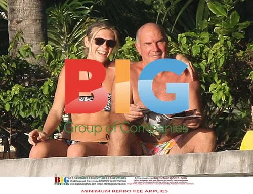 Prince Harry's ex Chelsy Davy on Mauritius beach