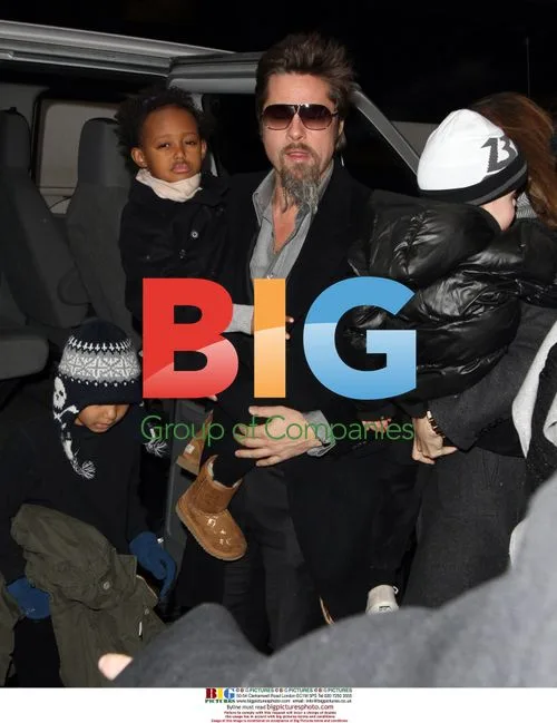 Brad Pitt and Angelina Jolie take kids to Broadway show