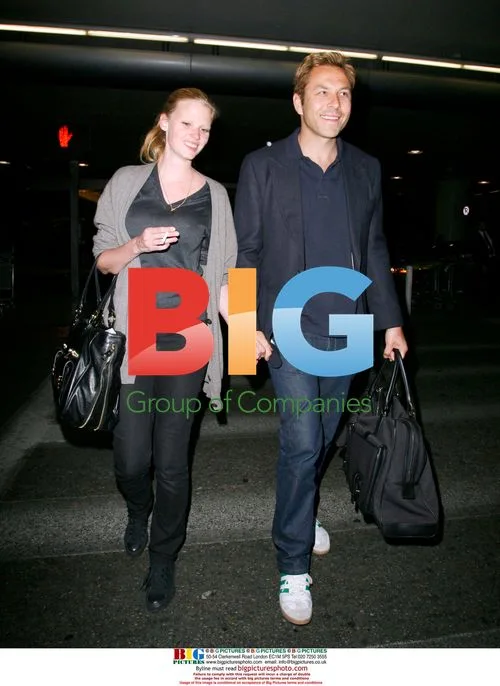 David Williams Leaving LAX with Girlfriend