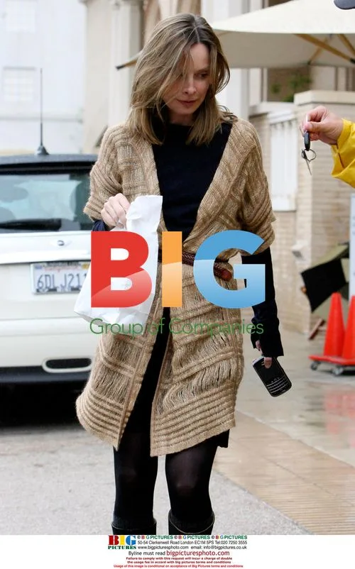Calista Flockhart Leaving Barneys NY