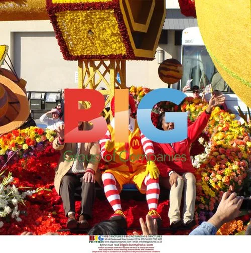 Ronald McDonald at Rose Parade