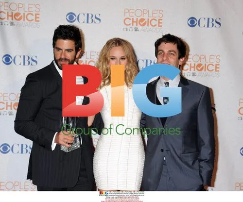 Eli Roth, Diane Kruger and B.J. Novak at People's Choice Awards 2010