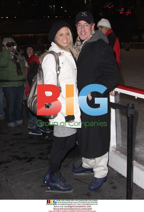 Michael Lohan and Kate Major Ice Skating