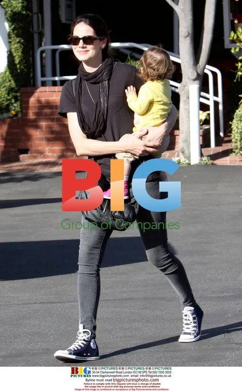 Michelle Monaghan Spotted with Family