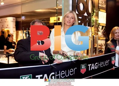 MARIA SHARAPOVA at TAG Heuer Boutique Opening