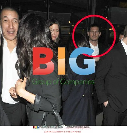 Frank Lampard and Christine Bleakley Leave Awards Ceremony