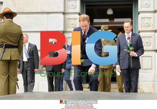 Prince William Attends Wreath Laying Ceremony