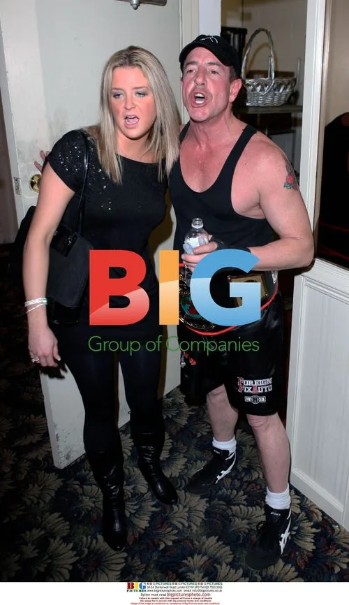 Micheal Lohan at Celebrity Boxing Event