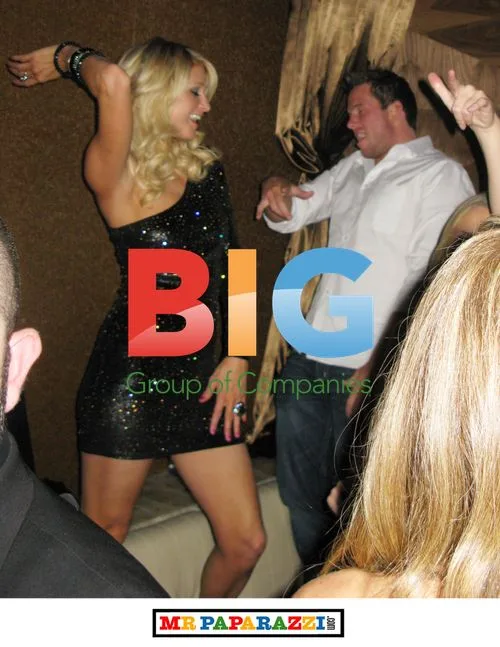 Paris Hilton and Doug Reinhardt at Vanity Lounge