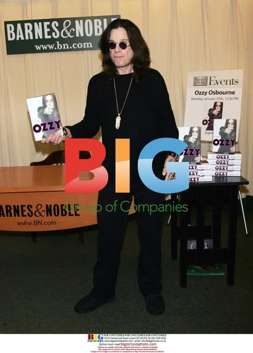 Ozzy Osbourne book signing