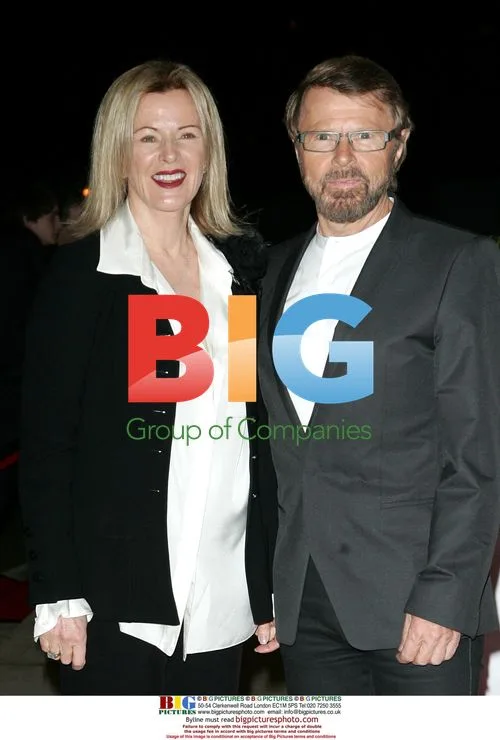 Anni-frid Lyngstad-Reuss and Bjrn Ulvaeus at AbbaWorld Premiere