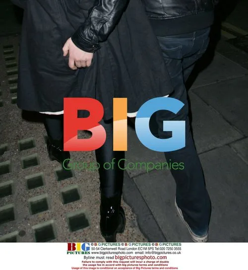 Gail Porter Leaves Groucho's in London
