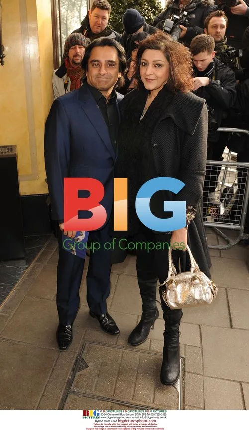 Sanjeev Bhaskar and Meera Syal at South Bank Show Awards