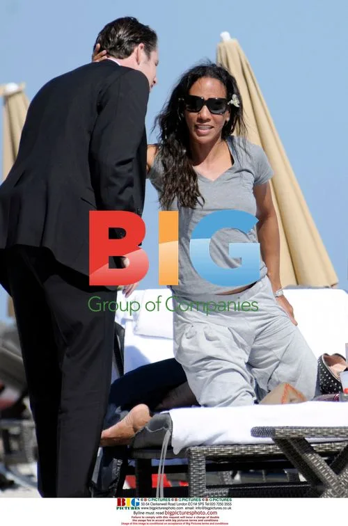 Barbara Becker and Arne Quinze on Miami Beach