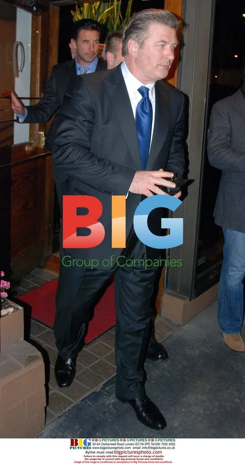 Alec and Billy Baldwin leave Madeo Restaurant