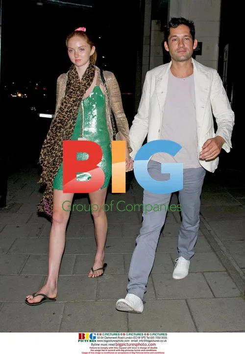 Lily Cole and Enrique Murciano at The Dorchester Hotel