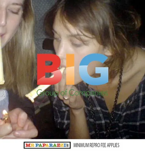 Alexa Chung Celebrates in London