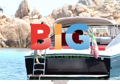 Frank Lampard and Christine Bleakley on Boat in Italy