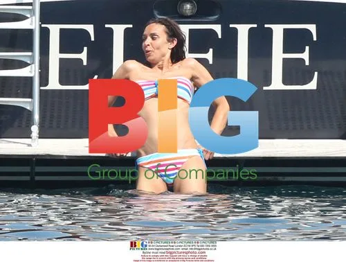 Frank Lampard and Christine Bleakley on Boat in Italy