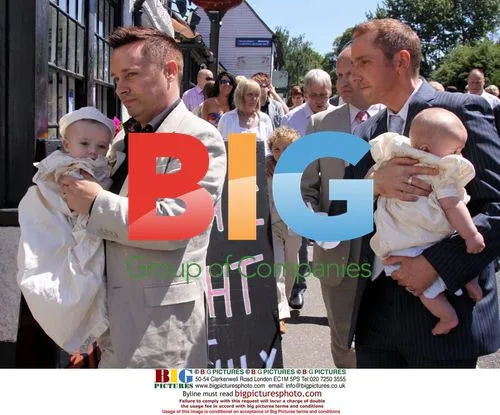 Gay Couple Christens Twins in Historic Ceremony