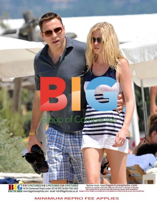 David Walliams and Lara Stone on Romantic Break in France