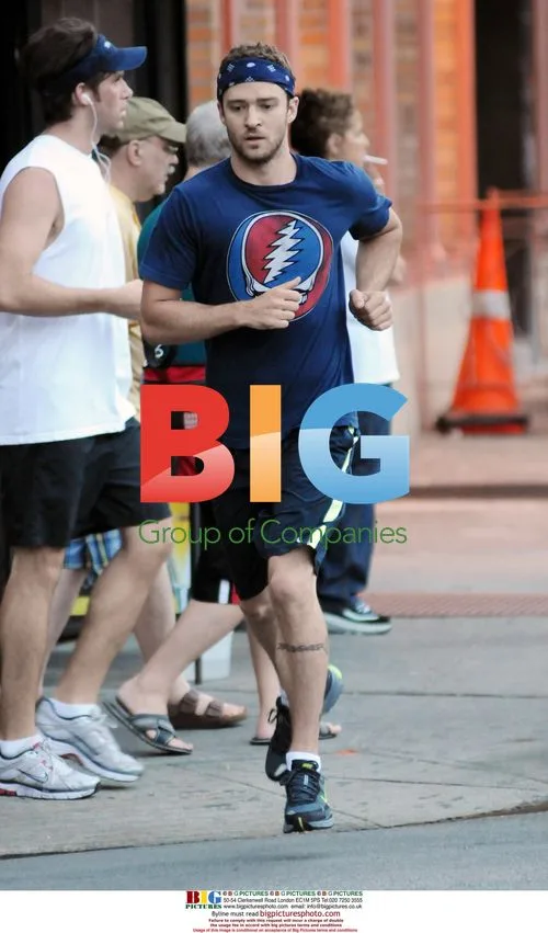 Justin Timberlake Jogging in NYC