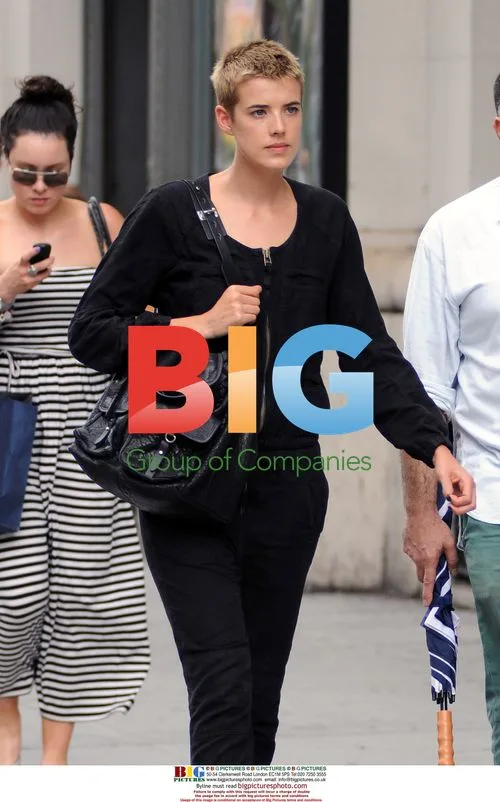 Agyness Deyn in West Village, NYC
