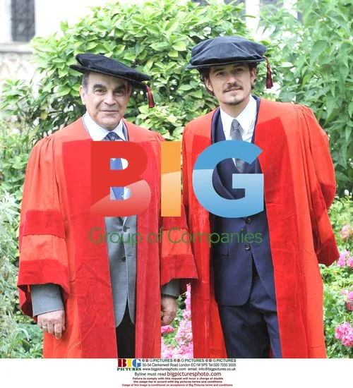 Orlando Bloom and Miranda Kerr receive honorary degree